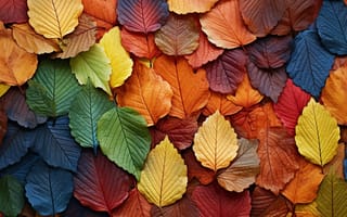 Картинка осень, листья, autumn, leaves, текстура, colorful