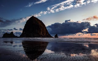 Картинка побережье, Орегон, USA, Olympic Park, США, Oregon, Rocky Coast, Олимпийский парк