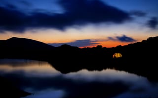 Картинка mountain, lake, tents, camping