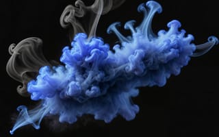 Картинка minimalism, smoke, dark, fiction, art, abstraction