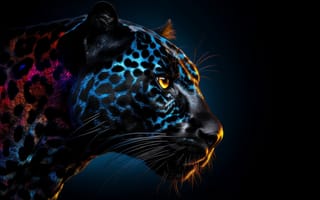 Картинка look, black panther, fantasy