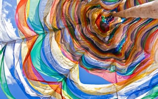 Картинка Бутан, Solstice, Солнцестояние, Молитвенные флаги, Prayer flags, Bhutan, Phobjikha Valley, Долина Фобджиха