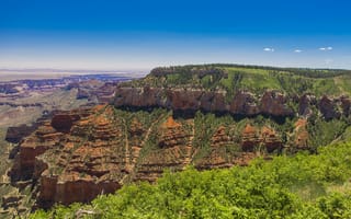 Картинка природа, парк, горизонт, Arizona, США, Grand Canyon
