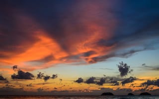 Картинка океан, пейзаж, рассвет, Sa Kaeo, Тайланд