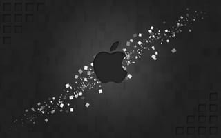 Картинка hi-tech, фигуры, apple, прямоугольники, mac, бренд, логотип