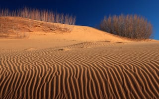 Картинка песок, пейзаж, дюны, пустыня