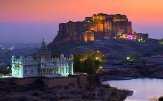 Картинка Индия, India, Jodhpur, इंडिया, Форт Мехрангарх, Раджастхан, Rajasthan, Джодхпур