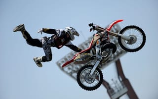 Картинка moto, x games, freestyle