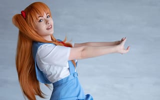 Картинка neon genesis evangelion, cosplay, saint agnia