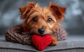 Картинка сердце, собака, милый, щенок, puppy, heart, dog, lovely