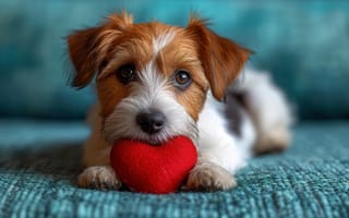 Картинка сердце, собака, щенок, милый, dog, heart, lovely, puppy