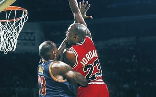 Картинка Michael Jordan, basketball, LeBron James, NBA