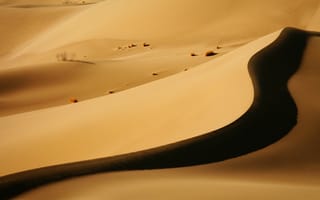 Картинка Бархан, тень, пустыня