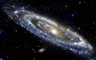 Картинка space, stars, galaxy, andromeda