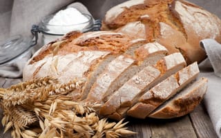 Картинка bread, bakery, farmhouse bread, brown bread, coarse rye bread, cereals