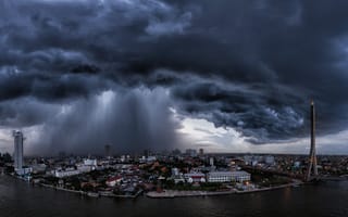 Картинка nature, park, outdoor, natural phenomenon, over, microburst
