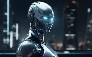 Картинка cyborg, futuristic, robotic