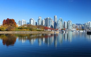 Картинка vancouver, skyline, yaletown, real