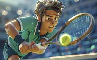 Картинка art, tennis, sports