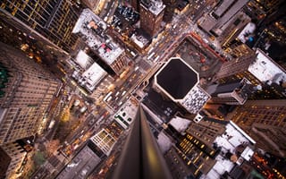 Картинка city, город, дороги, автомобили, архитектура, cars, здания, мегаполис