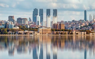 Картинка house, landscape, landmarks, istanbul, horizontal, horizon