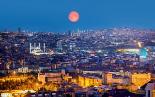 Картинка city, asia, architecture, capital, cityscape, anatolia, ankara, castle