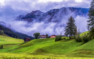 Картинка Природа, Горы, Альпы, Италия, Santa Magdalena