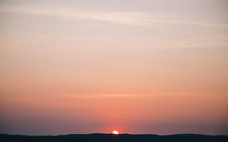 Картинка небо, солнце, восход, облака, природа, утро, пейзаж, рассвет