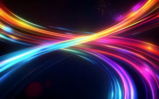 Картинка Infinity, Abstract, Energy, Galaxy, Curves, Cosmic, Dynamic, Neon