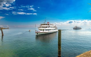 Картинка Озеро, Bodensee, Германия , Речные суда