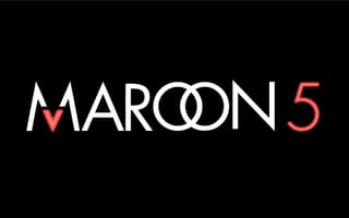 Картинка музыка, логотип, Maroon 5, черный, группа