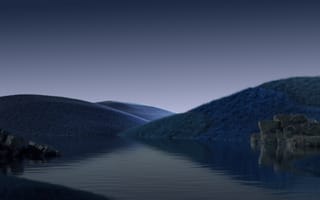 Картинка Природа, Красота, Landscape, Peaceful, Body of Water, Blue aesthetic, Nature, Dreamlike