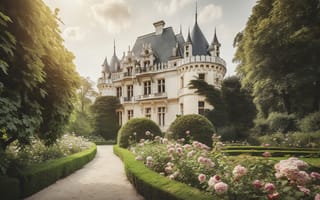 Картинка пейзаж, замок, архитектура, landscape, ancient, древний, beautiful, castle