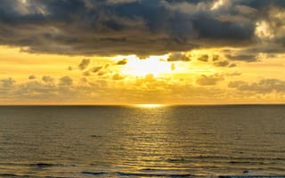 Картинка sunset, dune, Denmark, North Sea