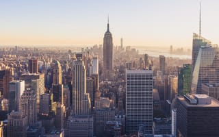 Картинка Нью-Йорк, небоскребы, США