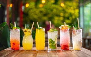 Картинка ice, summer, vodka, fruit, drink, cocktail, tropical, bar