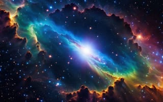 Картинка space, stars, galaxies, nebulae