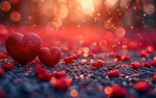 Картинка любовь, red, happy, сердечки, романтика, love, сердце