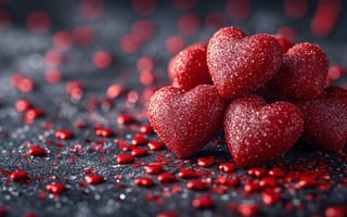 Картинка любовь, love, happy, романтика, red, сердце, сердечки