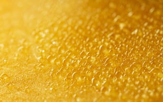 Картинка yellow, texture, drops, water, close up