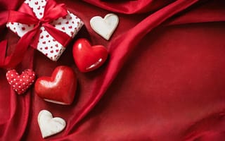 Картинка любовь, подарок, happy, сердце, День святого Валентина, love, romantic, романтика