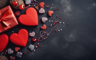 Картинка любовь, подарок, romantic, love, сердце, День святого Валентина, happy, романтика