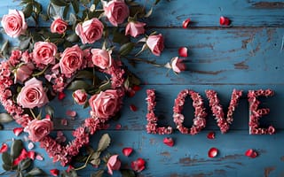 Картинка любовь, цветы, розы, flowers, День святого Валентина, романтика, love, happy