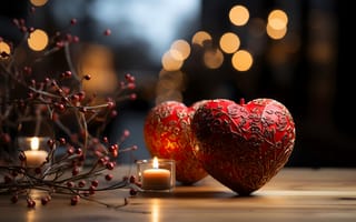 Картинка любовь, романтика, heart, love, red, сердце, happy, День святого Валентина