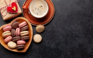 Картинка любовь, романтика, День святого Валентина, love, чашка, кофе, сердце, happy