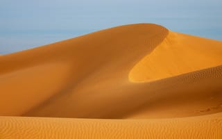 Картинка desert, blue, curve, africa, arid, beautiful, clouds