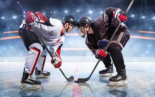 Картинка ice, goal, male, indoors, helmet, ice hockey, league, hockey