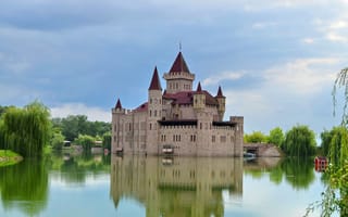 Картинка nature, mountain, castle, building, old, travel, architecture, palace