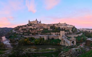 Картинка город, крепость, Испания, Toledo