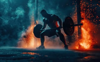 Картинка sports, athlete, barbell, bodybuilding